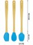 Indigo 3'lü Turkuaz Bambu Silikon Spatula Seti Uzun 26 Cm 2
