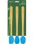 Indigo 3'lü Turkuaz Bambu Silikon Spatula Seti Uzun 26 Cm 4