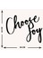 - Choose Joy Yazısı Metal Duvar Tablosu - Ev Dekorasyon - Metal Duvar Yazısı - 50 X 46 - Cm -Siyah - Text-159 5