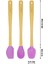 Indigo 3'lü Pembe Bambu Silikon Spatula Seti Uzun 26 Cm 2