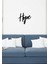 - Hope Yazısı Metal Duvar Tablosu - Ev Dekorasyon - Metal Duvar Yazısı - 50 X 45 - Cm -Siyah - Text-002 3