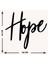 - Hope Yazısı Metal Duvar Tablosu - Ev Dekorasyon - Metal Duvar Yazısı - 50 X 45 - Cm -Siyah - Text-002 5