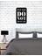 - Please Do Not Disturb Yazısı Metal Duvar Tablosu - Ev Dekorasyon - Metal Duvar Yazısı - 40 X 60 - Cm -Siyah - Text-097 3