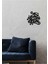 - Home Sweat Home Yazısı Metal Duvar Tablosu - Ev Dekorasyon - Metal Duvar Yazısı - 55 X 55 - Cm -Siyah - Text-122 4