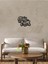 - Stay Calm Yazısı Metal Duvar Tablosu - Ev Dekorasyon - Metal Duvar Yazısı - 41 x 53 - cm -Siyah - TEXT-126 4