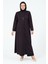 Lisa Kadın Büyük Beden Maya Kumaş Tesettür Mevsimlik Ferace 1