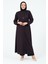 Lisa Kadın Büyük Beden Maya Kumaş Tesettür Mevsimlik Ferace 2