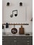 - Love N Peace Nota Metal Duvar Müzik Tablosu - Ev Ofis Dekorasyonu - 43 x 40 - cm - Siyah - MÜZIK-020 2
