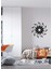 - Çiçeksi Notalar Metal Duvar Müzik Tablosu - Ev Ofis Dekorasyonu - 65 x 65 - cm - Siyah - MÜZIK-028 3