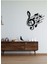 - Notes With Pıano Metal Duvar Müzik Tablosu - Ev Ofis Dekorasyonu - 60 x 65 - cm - Siyah - MÜZIK-069 3