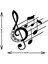 - Notes With Pıano Metal Duvar Müzik Tablosu - Ev Ofis Dekorasyonu - 60 x 65 - cm - Siyah - MÜZIK-069 5