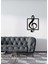 - Çerçeveli Sol Anahtarı Metal Duvar Müzik Tablosu - Ev Ofis Dekorasyonu - 60 x 40 - cm - Siyah - MÜZIK-091 1