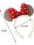 Kız Çocuk Mickey Mouse Kulaklı Peluş Yumuşak Taç 1
