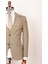 Erkek Slim Fit Kırçıllı Kumaş Yelekli Takım Elbise 3