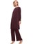 Bordo Bol Paça Cupro Pantolon T25K-7015 2