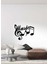 - Music Metal Duvar Müzik Tablosu - Ev Ofis Dekorasyonu - 70 X 56 - Cm - Siyah - Müzık-049 2