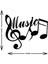 - Music Metal Duvar Müzik Tablosu - Ev Ofis Dekorasyonu - 70 X 56 - Cm - Siyah - Müzık-049 5