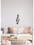 - Haç Ve Sol Metal Duvar Müzik Tablosu - Ev Ofis Dekorasyonu - 80 X 28 - Cm - Siyah - Müzık-070 1