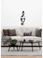 - Haç Ve Sol Metal Duvar Müzik Tablosu - Ev Ofis Dekorasyonu - 80 X 28 - Cm - Siyah - Müzık-070 3