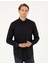 Erkek Siyah Regular Fit Uzun Kollu Gömlek 50298809-VR046 1