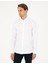 Erkek Beyaz Slim Fit Uzun Kollu Gömlek 50293255-VR013 1