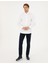 Erkek Beyaz Slim Fit Uzun Kollu Gömlek 50293255-VR013 4