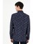 Erkek Lacivert Slim Fit Uzun Kollu Gömlek 50292130-VR033 5