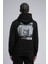 Art Erkek Kapüşonlu Sweatshirt Siyah 3