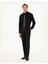 Erkek Siyah Regular Fit Uzun Kollu Basic Gömlek 50298003-VR046 4