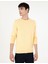 Erkek Açık Sarı Slim Fit Bisiklet Yaka Basic Triko Kazak 50296575-VR004 3