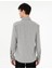 Erkek Gri Çizgili Regular Fit Uzun Kollu Gömlek 50293947-VR024 5