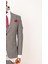 Erkek Piti Kare Gri Slim Fit Yelekli Takım Elbise 3