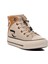 Bej-Taba Içi Kürklü Bilek Boy Çocuk Sneaker Walkway 005-F 1
