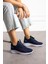 Lacivert Kırmızı Unisex Yıkanabilir Rahat Hava Alabilen Kokusuz Triko Spor Ayakkabı Sneaker 015 2