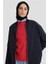 Yaka Ribanalı Bomber Mont 24KD7522 Lacivert 1