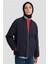 Yaka Ribanalı Bomber Mont 24KD7522 Lacivert 2