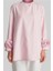 Kolları Çiçekli Bluz 24Y3553 Pembe 5