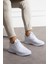 Beyaz Buz Unisex Yıkanabilir Rahat Hava Alabilen Kokusuz Triko Spor Ayakkabı Sneaker 015 5