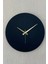 Round Model Bohem Dekoratif Metal Sıvama Akar SESSİZ Mekanizmalı Duvar Saati (40*40 Cm) 2