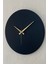 Round Model Bohem Dekoratif Metal Sıvama Akar SESSİZ Mekanizmalı Duvar Saati (40*40 Cm) 4
