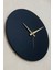 Round Model Bohem Dekoratif Metal Sıvama Akar SESSİZ Mekanizmalı Duvar Saati (40*40 Cm) 5