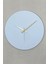 Round Model Bohem Dekoratif Metal Sıvama Akar SESSİZ Mekanizmalı Duvar Saati (40*40 Cm) 2