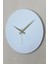 Round Model Bohem Dekoratif Metal Sıvama Akar SESSİZ Mekanizmalı Duvar Saati (40*40 Cm) 4