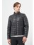 Siyah Suni Deri Hakim Yaka Düz Yırtmaçsız Tam Astar Slim Fit Casual Deri Mont 1038245153 1
