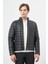 Siyah Suni Deri Hakim Yaka Düz Yırtmaçsız Tam Astar Slim Fit Casual Deri Mont 1038245153 3