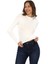 Likralı Pamuk Tişört-Slim Fit -Krem 1