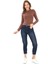 Likralı Pamuk Tişört-Slim Fit -Açık Kahve 2