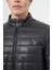 Siyah Suni Deri Hakim Yaka Düz Yırtmaçsız Tam Astar Slim Fit Casual Deri Mont 1038245153 4