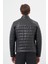 Siyah Suni Deri Hakim Yaka Düz Yırtmaçsız Tam Astar Slim Fit Casual Deri Mont 1038245153 5