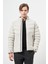 Taş Rengi Dolumlu Hakim Yaka Slim Fit Dar Kesim Klasik Mont 1007245153 3